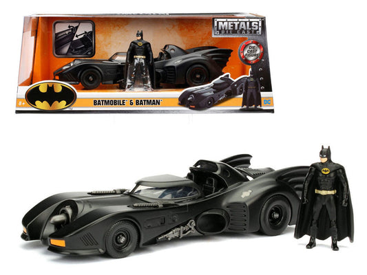 1989 Batmobile with Diecast Batman Figure 1/24 Diecast Model Car by Jada by Jada