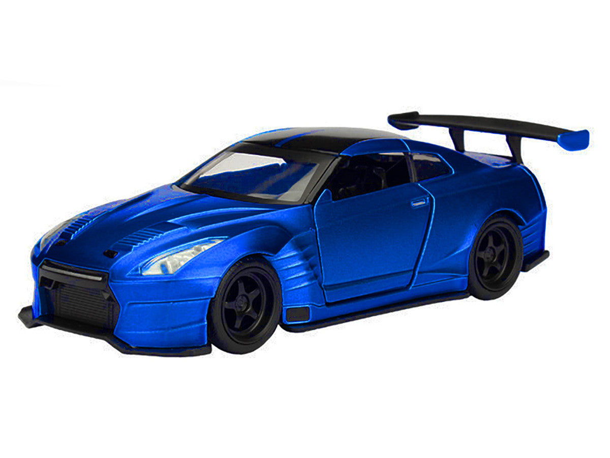 Brian's 2009 Nissan GTR R35 Blue Ben Sopra "Furious 7" (2015) Movie "25 Years of Fast & Furious" Series 1/32 Diecast Model Car by Jada by Jada