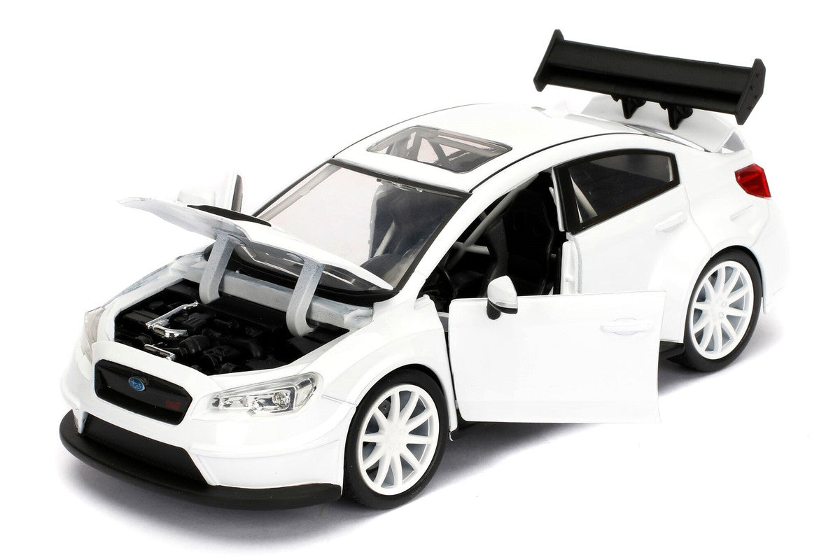 Mr. Little Nobody's Subaru WRX STI White "Fast & Furious F8: The Fate of the Furious" Movie 1/24 Diecast Model Car by Jada by Jada