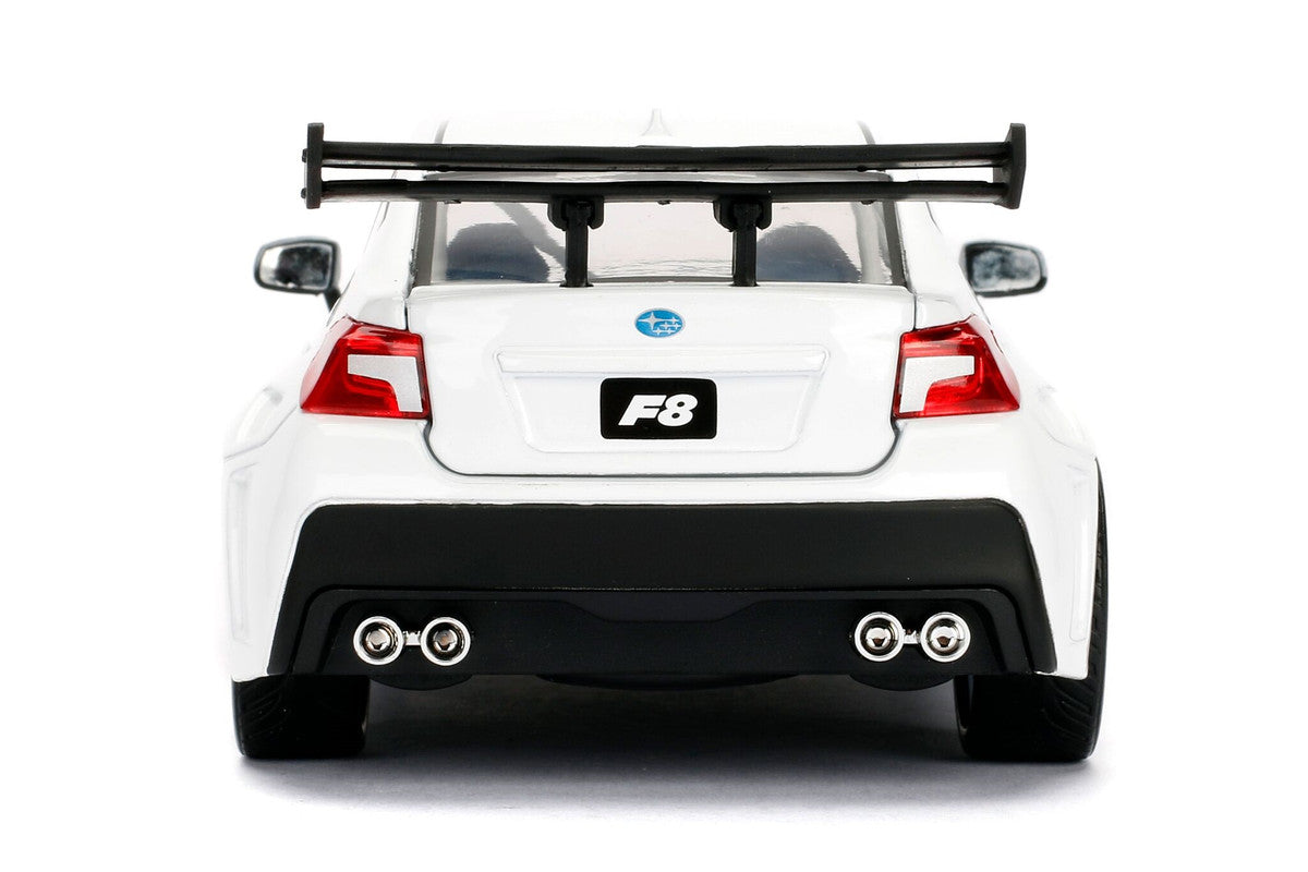 Mr. Little Nobody's Subaru WRX STI White "Fast & Furious F8: The Fate of the Furious" Movie 1/24 Diecast Model Car by Jada by Jada