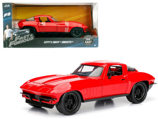 Letty's Chevrolet Corvette Fast & Furious F8 "The Fate of the Furious" Movie 1/24 Diecast Model Car by Jada by Jada