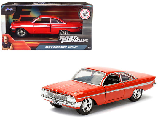 Dom's Chevrolet Impala Red Fast & Furious F8 "The Fate of the Furious" Movie 1/32 Diecast Model Car by Jada by Jada