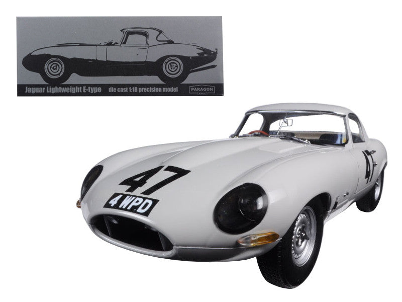 1963 Jaguar Lightweight E-Type #47 "Coombs 4 WPD" 1/18 Diecast Model Car by Paragon by Paragon