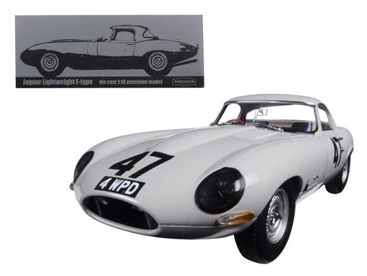 1963 Jaguar Lightweight E-Type #47 "Coombs 4 WPD" 1/18 Diecast Model Car by Paragon by Paragon