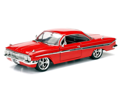 Dom's Chevrolet Impala Red "Fast & Furious F8: The Fate of the Furious" (2017) Movie "25 Years of Fast & Furious" Series 1/24 Diecast Model Car by Jada by Jada