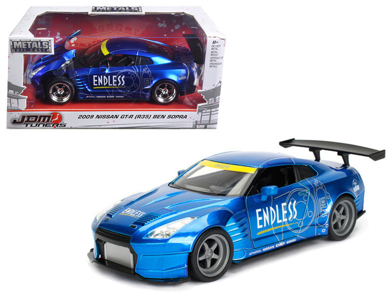 2009 Nissan GT-R (R35) Ben Sopra Blue JDM Tuners 1/24 Diecast Model Car by Jada by Jada