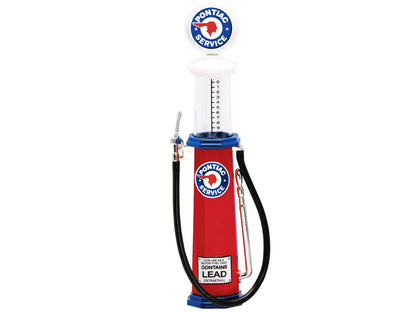 Pontiac Gasoline Vintage Gas Pump Cylinder 1/18 Diecast Replica by Road Signature-0