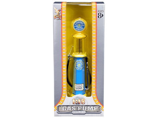Oldsmobile Service Vintage Cylinder Gas Pump 1/18 Diecast Replica by Road Signature by Road Signature
