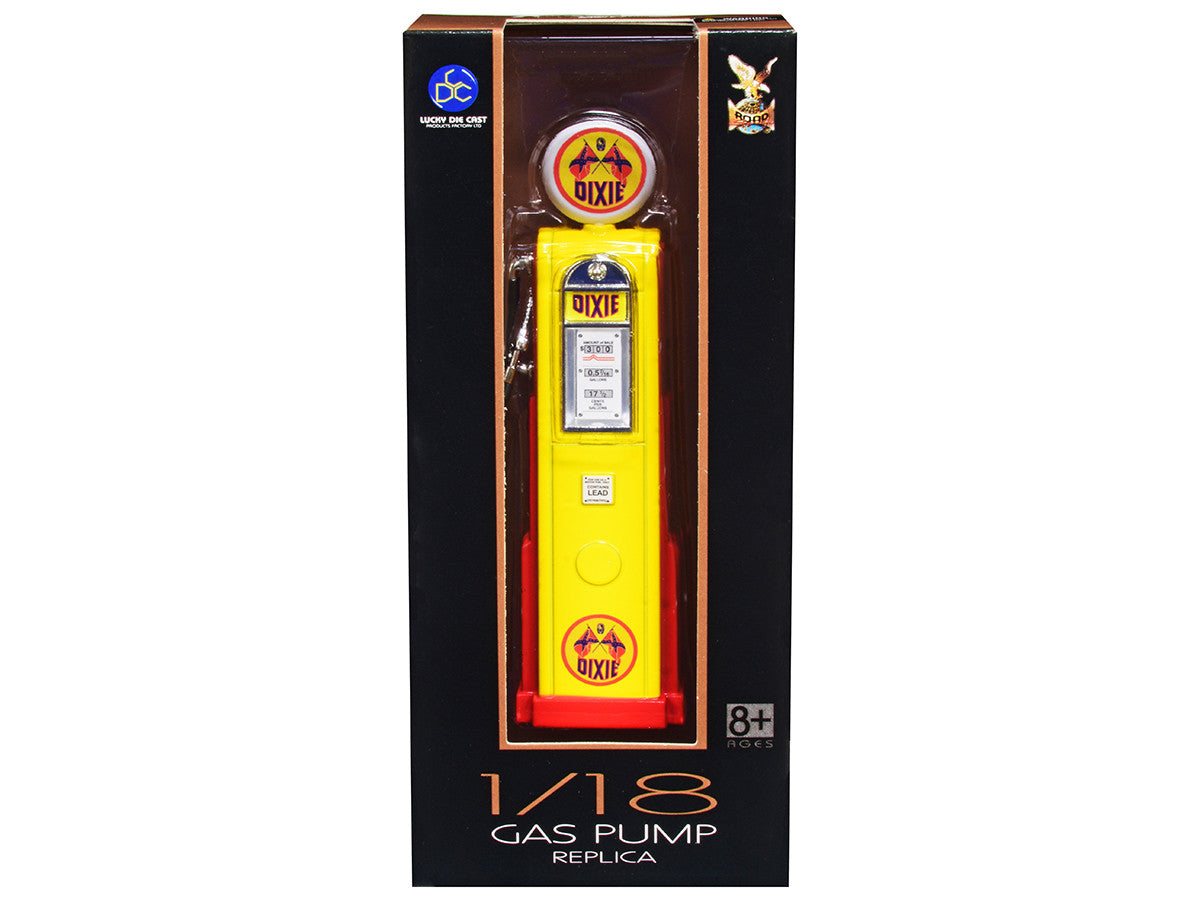 Dixie Gasoline Vintage Digital Gas Pump 1/18 Diecast Replica by Road Signature-0