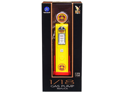 Dixie Gasoline Vintage Digital Gas Pump 1/18 Diecast Replica by Road Signature-0