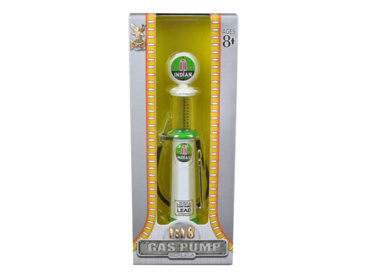 Indian Gasoline Vintage Gas Pump Cylinder 1/18 Diecast Replica by Road Signature by Road Signature