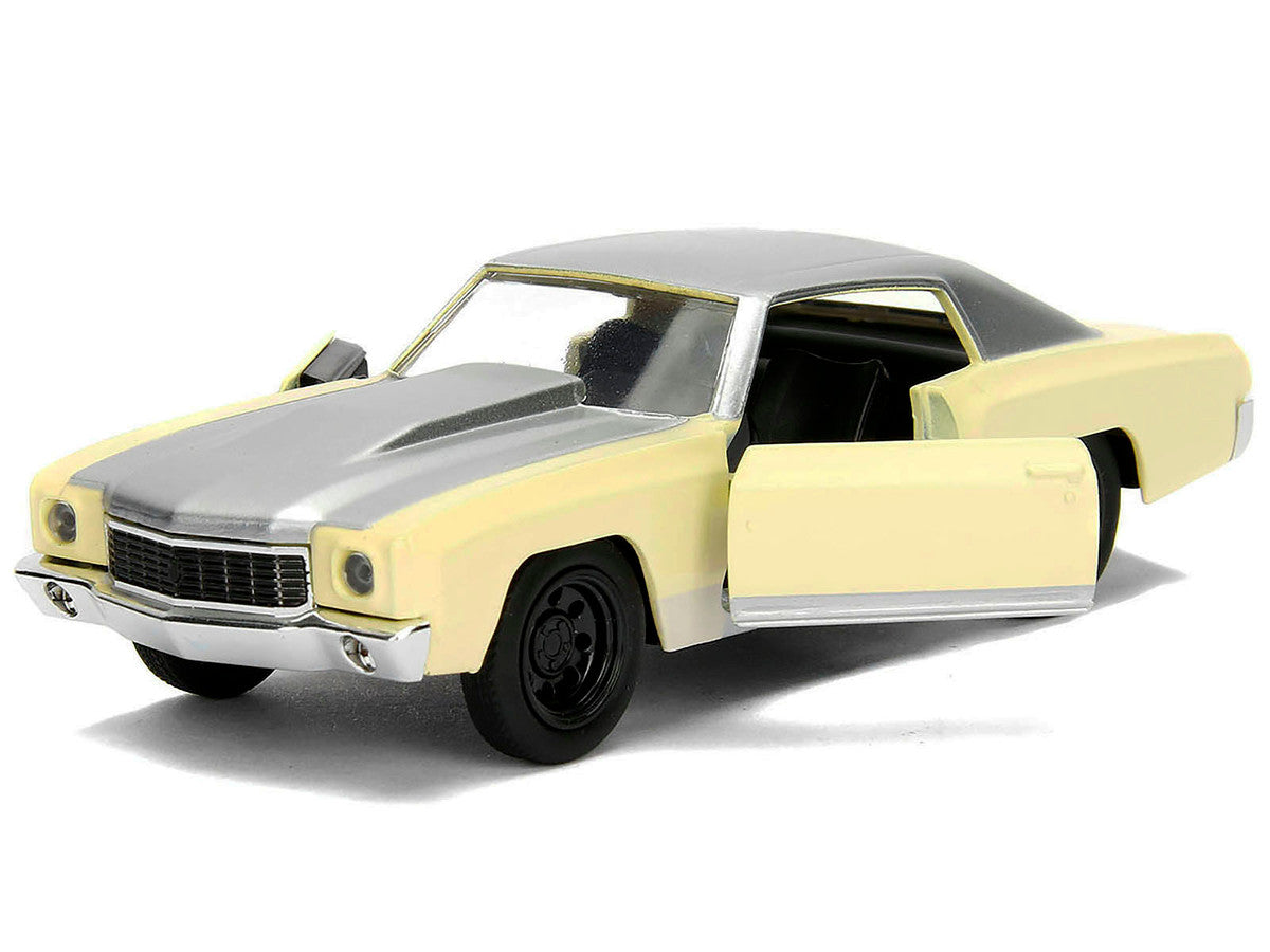 Chevrolet Monte Carlo Cream with Silver Hood and Top "The Fast and the Furious: Tokyo Drift" (2006) Movie "Fast & Furious" Series 1/32 Diecast Model Car by Jada by Jada