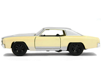 Chevrolet Monte Carlo Cream with Silver Hood and Top "The Fast and the Furious: Tokyo Drift" (2006) Movie "Fast & Furious" Series 1/32 Diecast Model Car by Jada by Jada