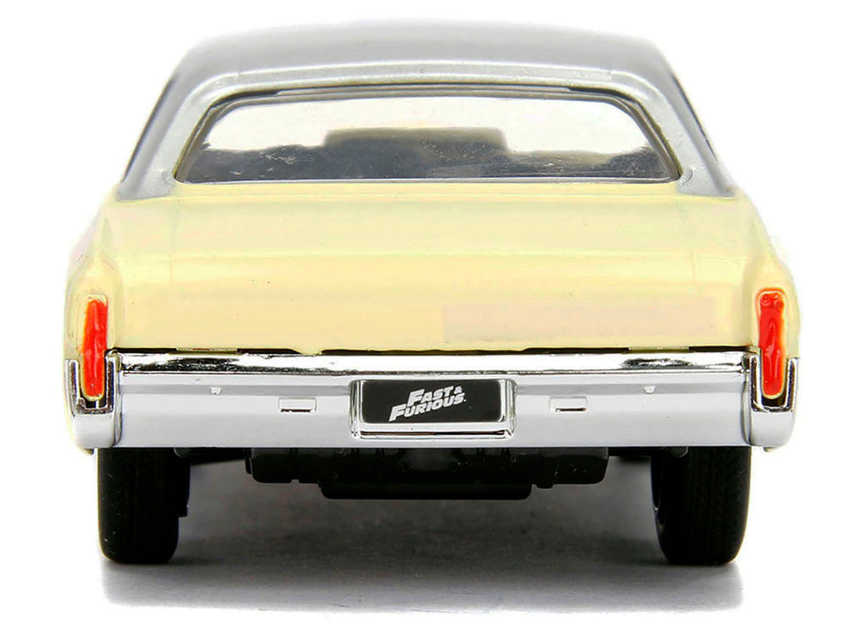 Chevrolet Monte Carlo Cream with Silver Hood and Top "The Fast and the Furious: Tokyo Drift" (2006) Movie "Fast & Furious" Series 1/32 Diecast Model Car by Jada by Jada
