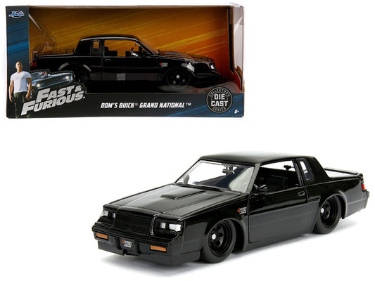 Dom's Buick Grand National Black "Fast & Furious" Movie 1/24 Diecast Model Car by Jada by Jada