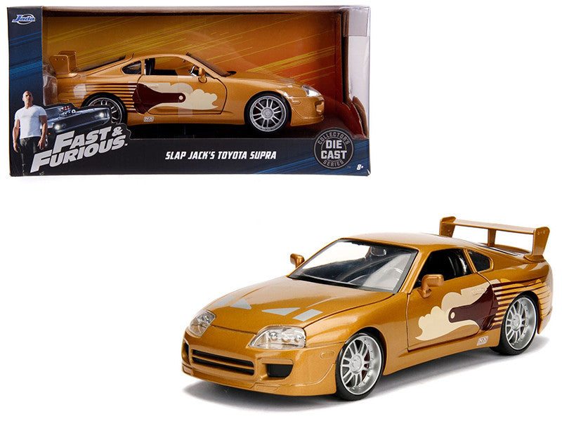 Slap Jack's Toyota Supra Gold "Fast & Furious" Movie 1/24 Diecast Model Car by Jada by Jada