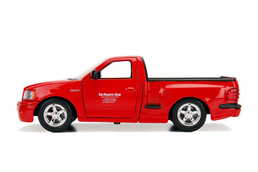 Ford F-150 SVT Lightning Pickup Truck Red "The Fast and the Furious" (2001) Movie "25 Years of Fast & Furious" Series 1/24 Diecast Model Car by Jada by Jada
