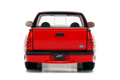 Ford F-150 SVT Lightning Pickup Truck Red "The Fast and the Furious" (2001) Movie "25 Years of Fast & Furious" Series 1/24 Diecast Model Car by Jada by Jada