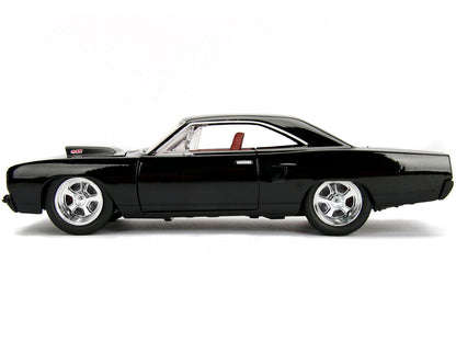 1970 Plymouth Road Runner 440 Black with Red Interior "Bigtime Muscle" Series 1/24 Diecast Model Car by Jada by Jada