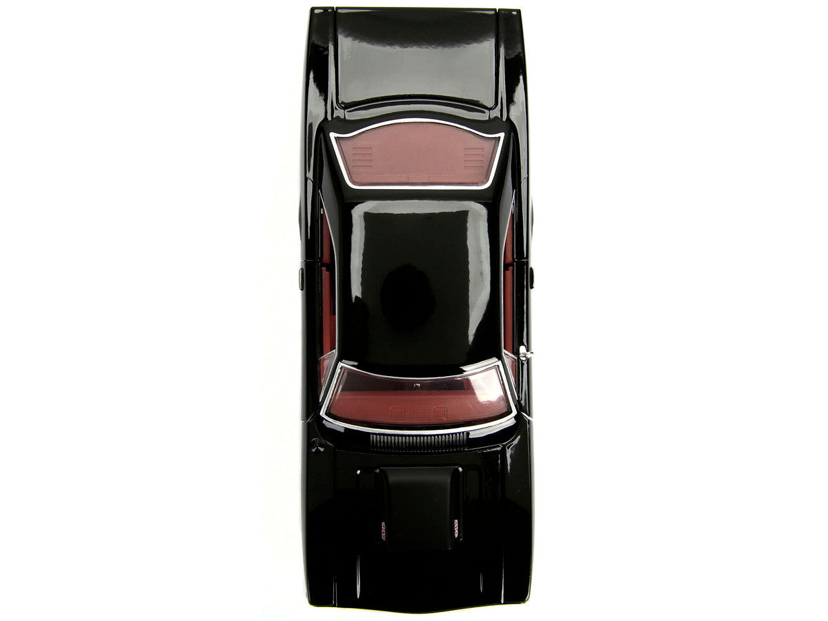 1970 Plymouth Road Runner 440 Black with Red Interior "Bigtime Muscle" Series 1/24 Diecast Model Car by Jada by Jada