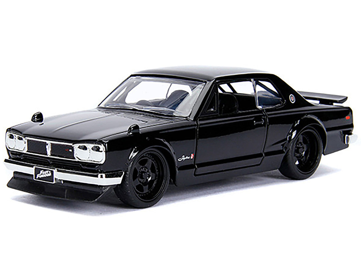 Brian's Nissan Skyline 2000 GT-R (KPGC10) Black "Fast & Furious" Movie 1/32 Diecast Model Car by Jada by Jada