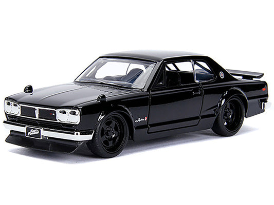 Brian's Nissan Skyline 2000 GT-R (KPGC10) Black "Fast & Furious" Movie 1/32 Diecast Model Car by Jada by Jada