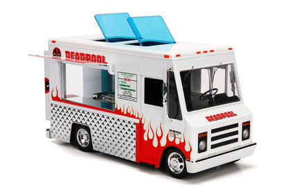 Deadpool Taco Truck with Deadpool Diecast Figurine "Marvel" Series 1/24 Diecast Model by Jada by Jada