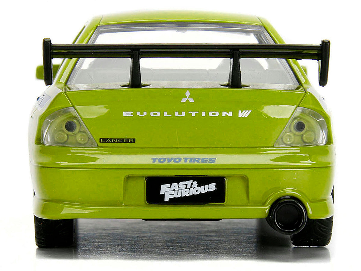 Brian's Mitsubishi Lancer Evolution VII Green "Fast & Furious" Movie 1/32 Diecast Model Car by Jada by Jada