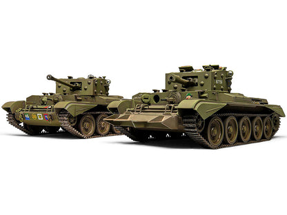 Level 3 Model Kit Cromwell Mk.IV / Mk.VI Cruiser Tank with 2 Scheme Options 1/35 Plastic Model Kit by Airfix by Airfix