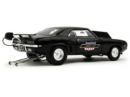 1969 Chevrolet Camaro ZL-1 "Drag Outlaws" Black Limited Edition to 372 pieces Worldwide 1/18 Diecast Model Car by ACME by Acme