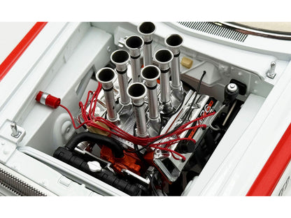 426 Injected HEMI Engine Replica from "1965 Dodge Coronet AWB" 1/18 Model by ACME-0
