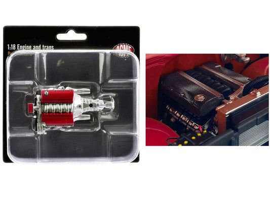 LS3 Engine & Transmission Replica from "1967 Chevrolet C-10 Custom" 1/18 Model by ACME by Acme