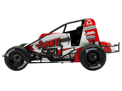 USAC Sprint Car #3P Kyle Cummins "Avanti" Champion "USAC Sprint Car National Championship" (2025) 1/18 Diecast Model Car by ACME by Acme