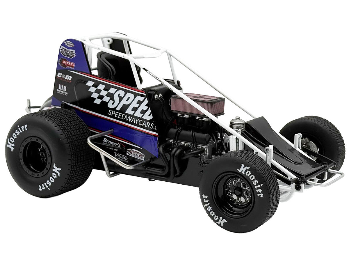 Winged Sprint Car #48 Danny Dietrich "Weikert's Livestock - Speedway Cars" Gary Kauffman Racing (2025) 1/18 Diecast Model Car by ACME by Acme