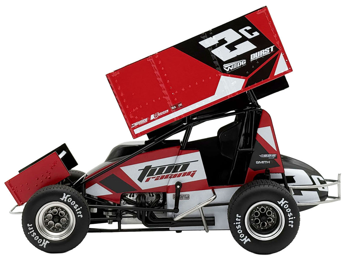 Winged Sprint Car #2C Cole Macedo "Two C Racing" (2025) 1/18 Diecast Model Car by ACME by Acme