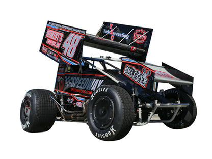 Winged Sprint Car #48 Danny Dietrich "Weikert's Livestock - Speedway Cars" (2026) 1/18 Diecast Model Car by ACME-1