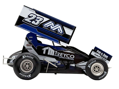 Winged Sprint Car #23 Chase Dietz "Treyco Manufacturing - Mountain Ridge Metals" (2026) 1/18 Diecast Model Car by ACME by Acme