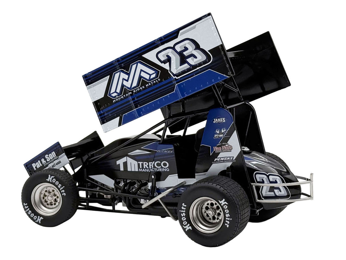 Winged Sprint Car #23 Chase Dietz "Treyco Manufacturing - Mountain Ridge Metals" (2026) 1/18 Diecast Model Car by ACME by Acme