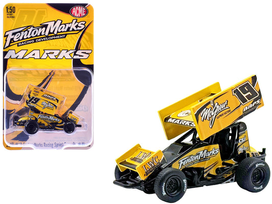 Winged Sprint Car #19 Brent Marks "Fenton Marks Racing" (2026) 1/50 Diecast Model Car by ACME by Acme