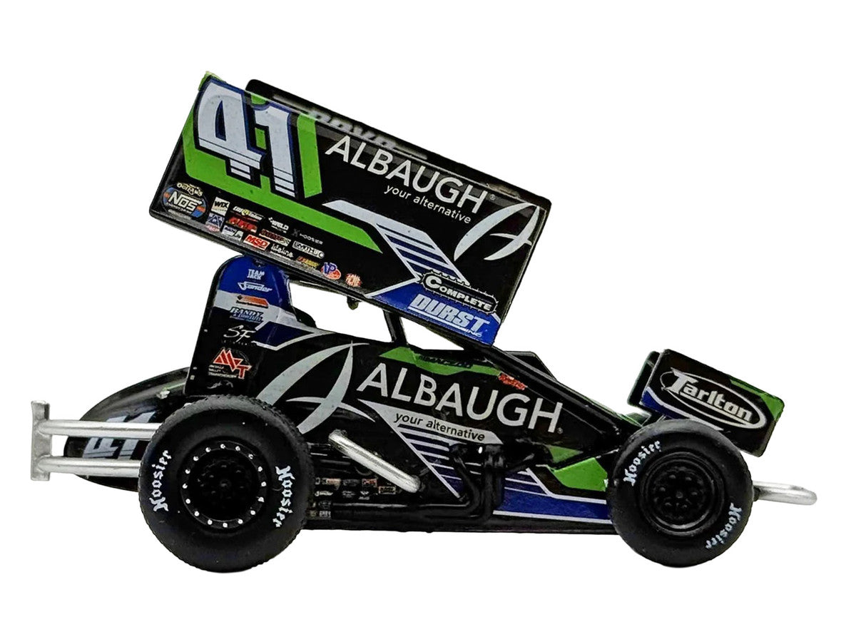 Winged Sprint Car #41 Carson Macedo "Albaugh" Jason Johnson Racing (2026) 1/50 Diecast Model Car by ACME by Acme