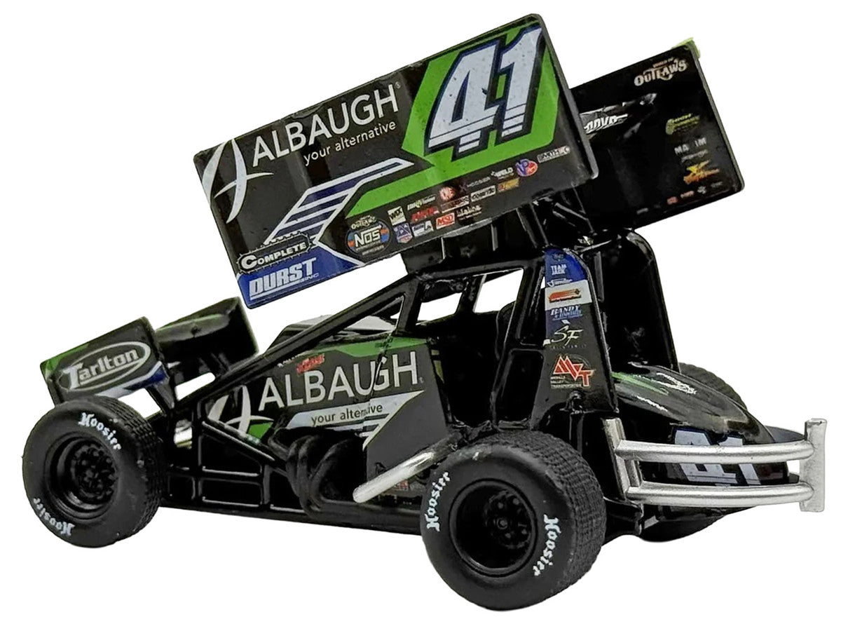 Winged Sprint Car #41 Carson Macedo "Albaugh" Jason Johnson Racing (2026) 1/50 Diecast Model Car by ACME by Acme