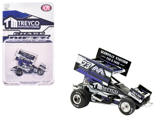 Winged Sprint Car #23 Chase Dietz "Treyco Manufacturing - Mountain Ridge Metals" (2026) 1/50 Diecast Model Car by ACME by Acme