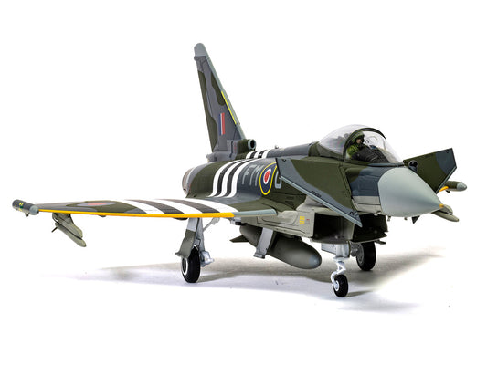 Eurofighter Typhoon FGR4 Fighter Aircraft "ZJ913 FM-G Moggy D-Day 80th Anniversary Display Scheme" (2024) Royal Air Force "The Aviation Archive" Series 1/48 Diecast Model by Corgi by Corgi