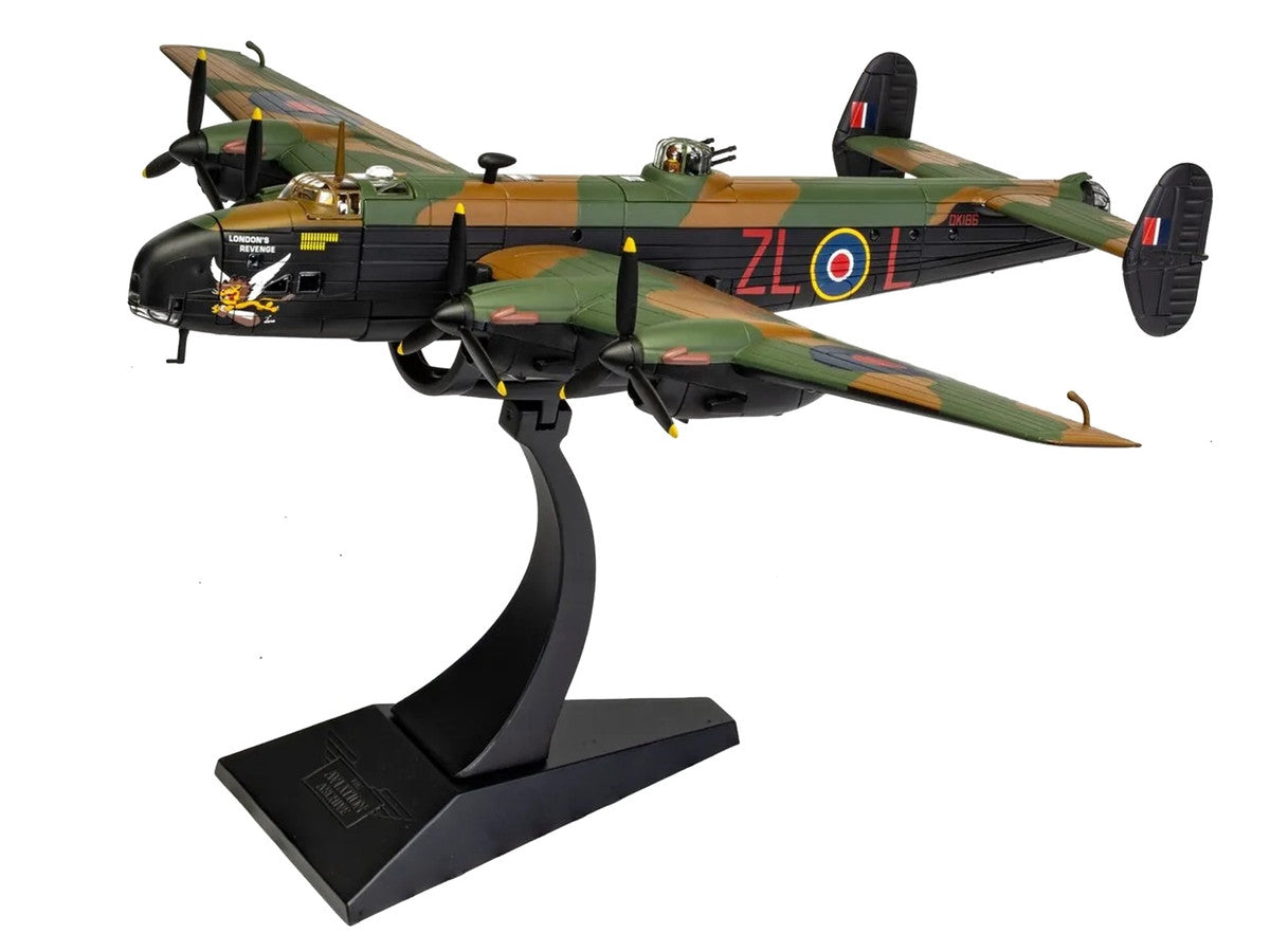 Handley Page Halifax MkV Bomber Aircraft "DK186 London’s Revenge - L for Lana No. 427 Squadron RAF Leeming" (1943) Royal Canadian Air Force "The Aviation Archive" Series 1/72 Diecast Model by Corgi by Corgi