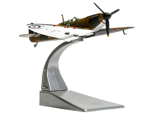 Supermarine Spitfire MkI Fighter Aircraft "P9443 ZD-D Flight Lieutenant Douglas Bader No. 222 Squadron Battle of Britain" (1940) Royal Air Force "The Aviation Archive" Series 1/72 Diecast Model by Corgi by Corgi