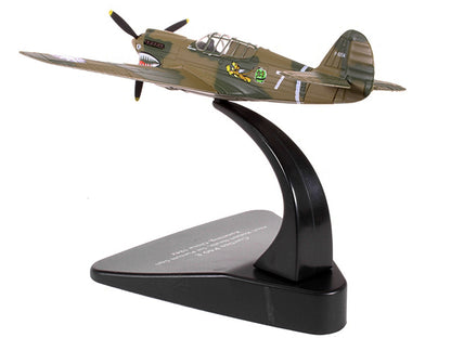 Curtiss P40 E Warhawk Fighter Plane Pilot: Robert Neale 1st Pursuit Squadron Kunming China (1944) "Oxford Aviation" Series 1/72 Diecast Model Airplane by Oxford Diecast by Oxford Diecast