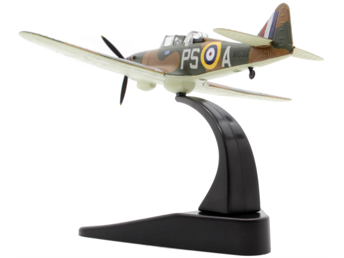Boulton Paul Defiant MK I Fighter Plane Pilot: Sqn Ldr P Hunter Gunner Sgt F King 264 Squadron RAF Hornchurch (August 1940) "Oxford Aviation" Series 1/72 Diecast Model Airplane by Oxford Diecast by Oxford Diecast