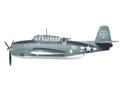 Grumman Avenger TBM-1C Aircraft "White 83 Blopsy VC-76 Petrof Bay" (1945) United States Navy "Oxford Aviation" 1/72 Diecast Model Airplane by Oxford Diecast by Oxford Diecast