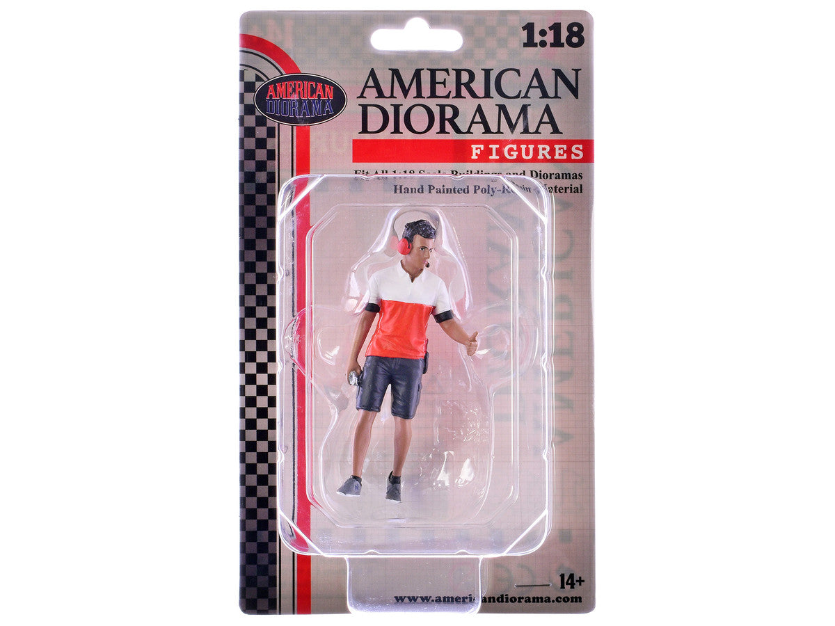 "Race Crew" Figure #2 for 1/18 scale models by American Diorama by American Diorama