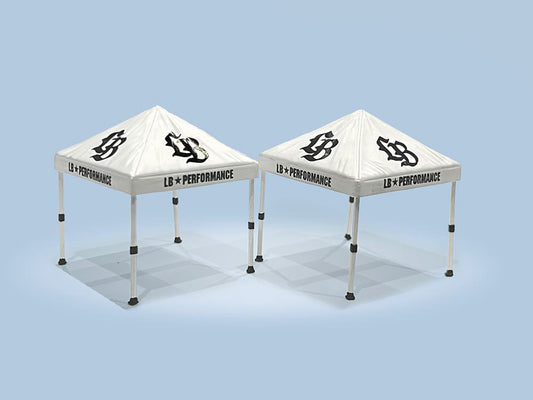 "Liberty Walk" Canopy 2 Piece Set White Limited Edition for 1/64 Scale Models by American Diorama by American Diorama